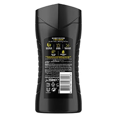AXE Dark Temptation 3-pack on display highlights value for shared shower routines.