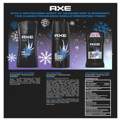 AXE Phoenix Fresh Gift Set antiperspirant shows 48 hour protection for all day freshness.