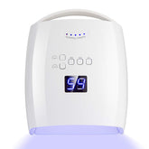 Ayshone 48W nail lamp front view for cordless gel curing at home or salon.