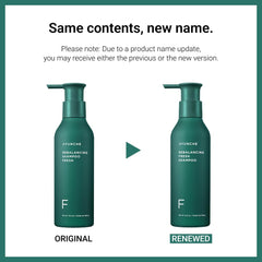 AYUNCHE Rebalancing Shampoo rich lather demonstrates dense foam texture.