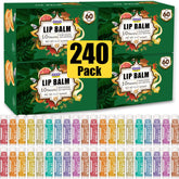 AZEN lip balm flavors display offers daily moisturization with 10 tasty options.