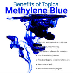 AzulBotanicals Methylene Blue Infused Tallow Balm swirl offers antioxidant-rich nourishment for sensitive skin