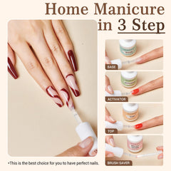 AZUREBEAUTY Top Coat adds long-lasting shine and protection