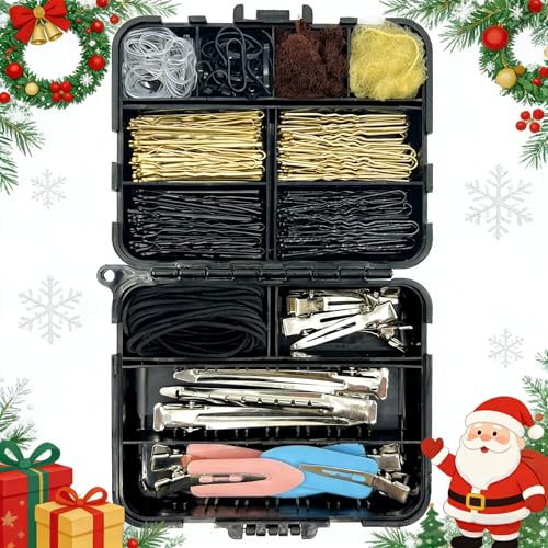 B1jounie YA hair accessories kit storage box keeps everything organized for travel.