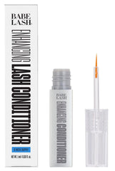 Babe Original Lash Enhancing Conditioner bottle shows lash hydration and conditioning benefits.
