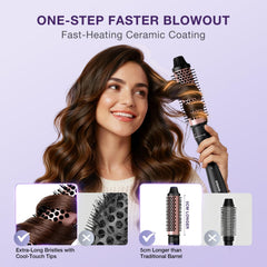 Babonir 0.75-1 inch tapered wand demonstrating versatile styling options.