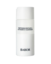 BABOR Enzyme & Vitamin C Powder Cleanser packaging shown for on-the-go brightening