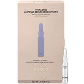 BABOR Hydra Plus Ampoules bottle closeup showing hydrating formula for plump skin