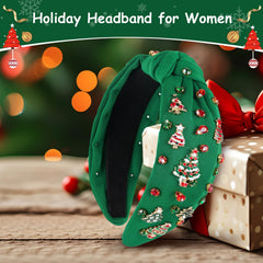 Babycop women's holiday headband offers comfort with soft lining and flexible fit.