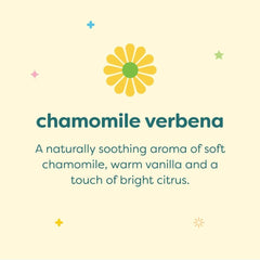 BabyGanics chamomile-verbena foaming wash lathers gently for baby's hair