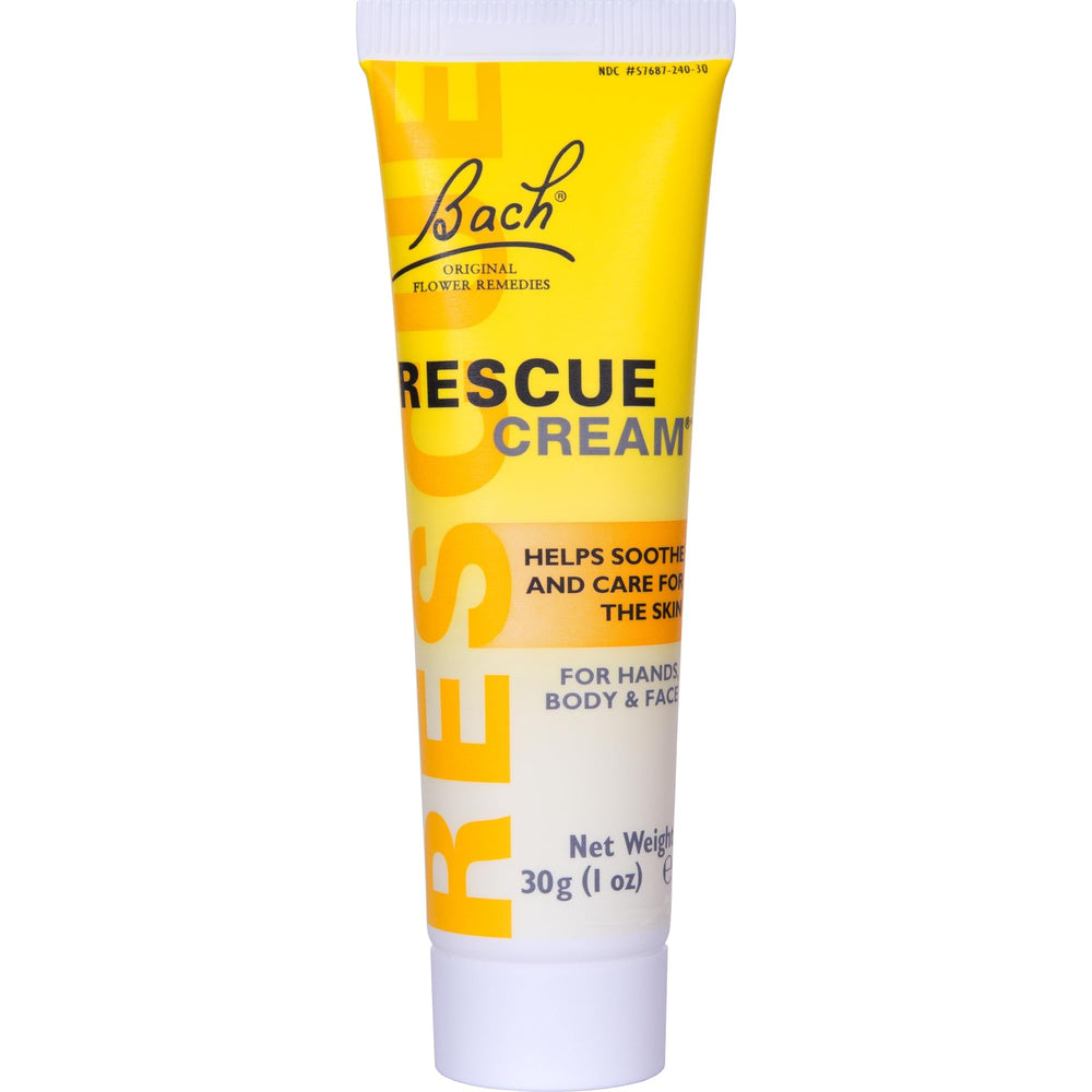 Bach RESCUE Cream travel-size tube provides on-the-go hydration.