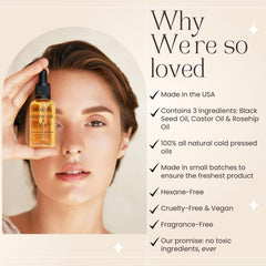 Bad Dog Beauty Glow Oil dropper closeup highlighting lightweight hydration.
