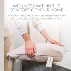 BADESOFA quartz-sand-filled non-slip base keeps the pillow steady