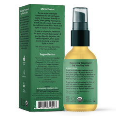 Badger Organic Jojoba Hair Oil absorbs quickly, leaving non greasy, shiny hair