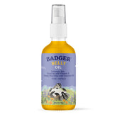 Badger Organic Pregnant Belly Oil jar-front for daily belly moisturization.