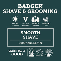 Badger Shaving Soap Puck travel-size design for on-the-go grooming.