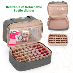 BAFASO nail-polish-organizer adjustable divider fits 15ml bottles