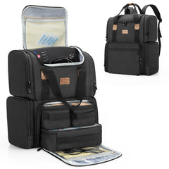 BAFASO tattoo backpack front view shows rugged storage for ink and tools