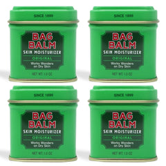 Bag Balm Vermont Original Ointment pack-of-4 tins ready for home and travel