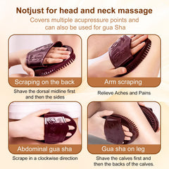 BAGISTES Meridian Brush Massage back-relaxation image for home spa sessions.