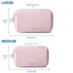 BAGSMART Dopp Kit water-resistant protects grooming tools during trips
