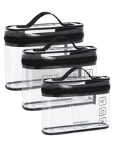 BAGSMART toiletry bag 180-degree opening for quick access during travel.