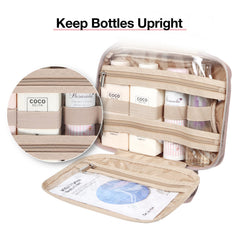 BAGSMART Toiletry Bag hanging-hook-use showcases versatile hanging placement