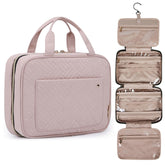 BAGSMART Toiletry Bag hanging hook enables easy hanging and quick access on trips
