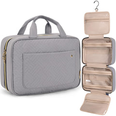 BAGSMART Toiletry Bag with hanging hook for flexible travel setup