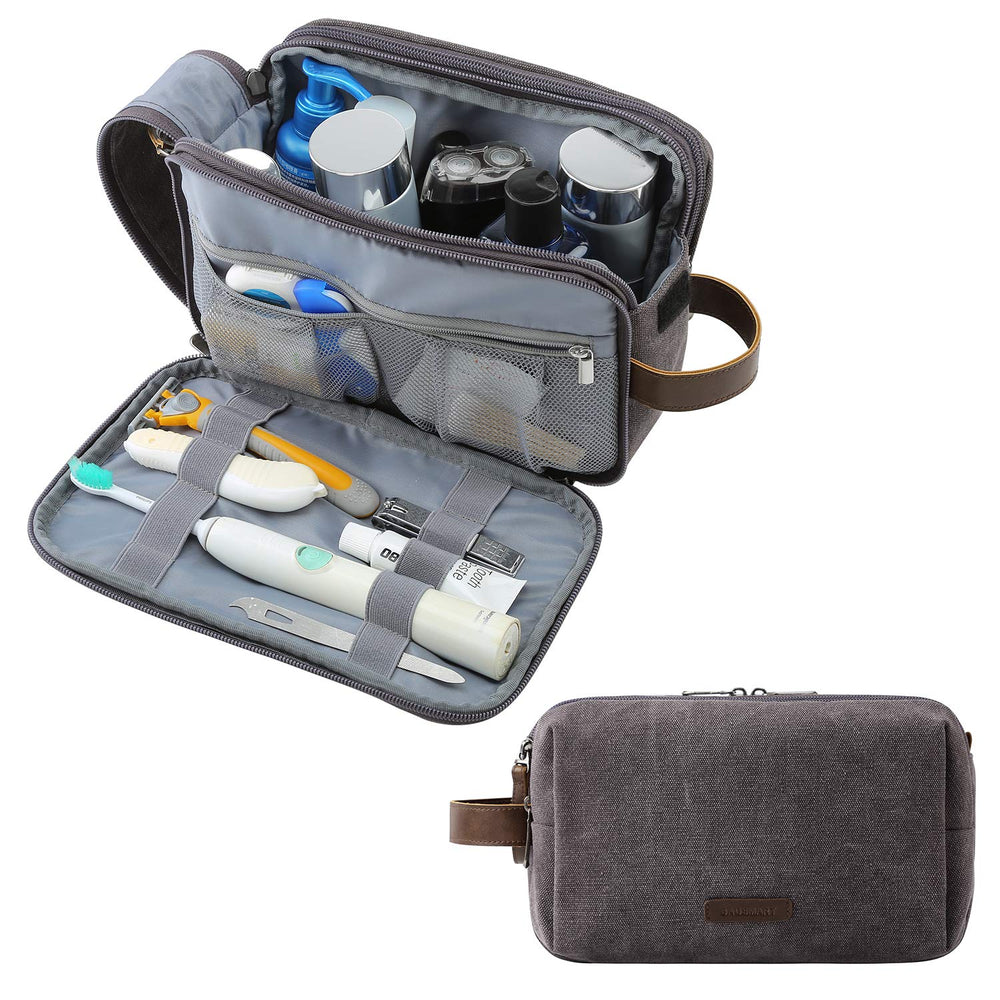 BAGSMART Toiletry Bag large capacity keeps toiletries organized during travel