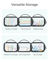 BAGSMART reinforced-seams and water-resistant material provide durable travel protection