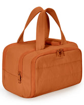 BagSMART travel toiletry bag with full opening for easy access and organization.
