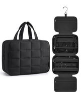 BAGSMART travel toiletry bag jewelry organizer front view for organized carry-on essentials on trips