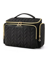 BAGSMART travel toiletry bag wide-opening design for easy access on trips
