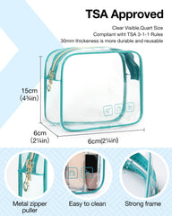 BAGSMART TSA-approved transparent bag for quick security checks