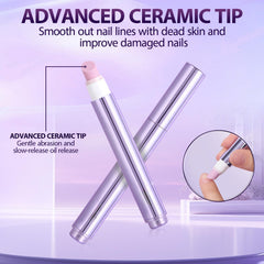 BaiKupo cuticle oil pen with ceramic tip for precise cuticle maintenance