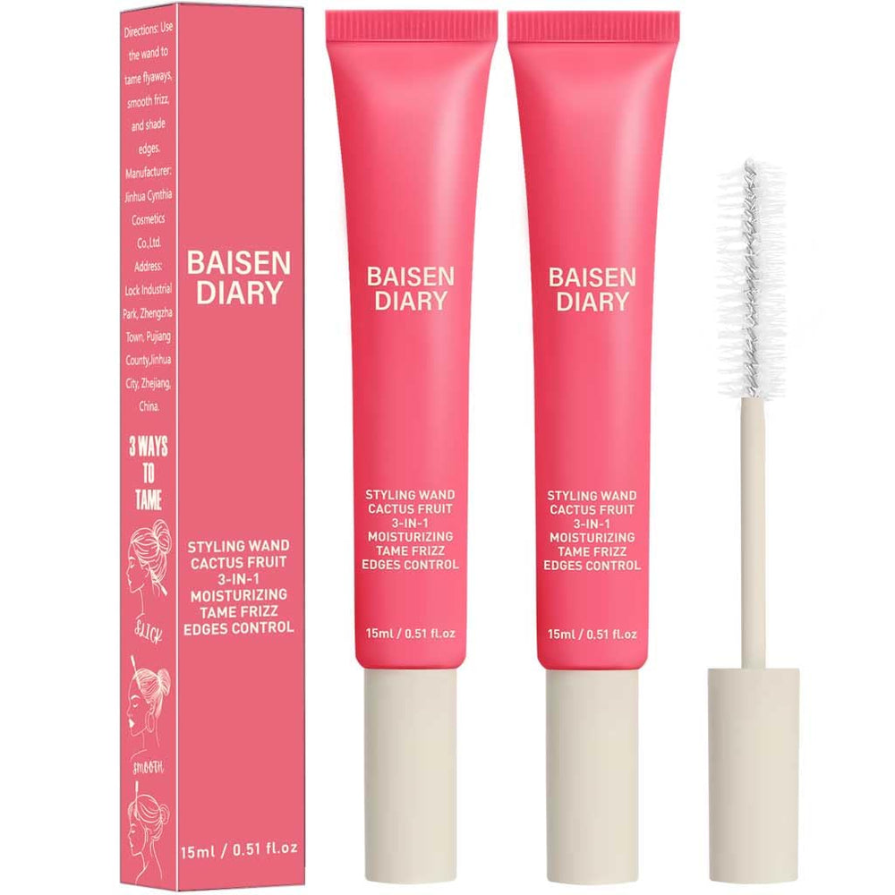 BAISEN DIARY cactus fruit 3-in-1 styling cream pack for frizz control and shine.