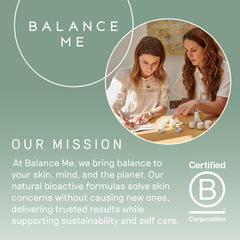 Balance Me Congested Skin Serum spot-application on breakout area for quick relief.