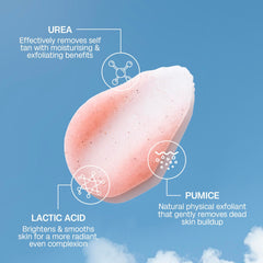 BALI BODY Express Tan Remover grapefruit scent with oil drops suggesting refreshing hydration.