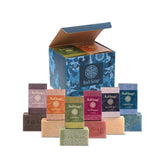 Bali Soap Masculine Collection packaging in Batik box—gift-ready presentation.
