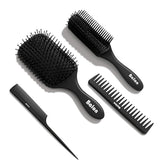 BALON hair brush paddle detangler on wet hair for easy detangling
