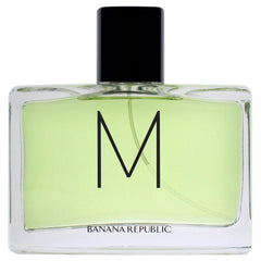Banana Republic M Men EDP cap closeup with sleek design for a lasting impression