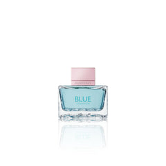 Banderas Blue Seduction apply-on-skin image demonstrates smooth mist for daily use.