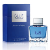 Banderas Blue Seduction bottle front for daily wear and fresh daytime charm