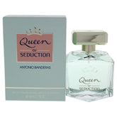 Antonio Banderas Queen of Seduction bottle for evening floral allure.