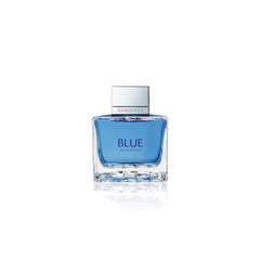 Seducción Azul de Banderas, botella frontal, perfume fresco para uso diario.