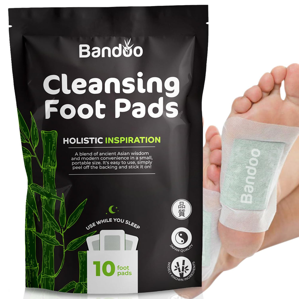 Bandoo Original Foot Pads Pack ready for overnight foot care and gentle refreshment.
