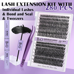 bandqaugen-40d-lash-style fuller, lightweight clusters for natural drama