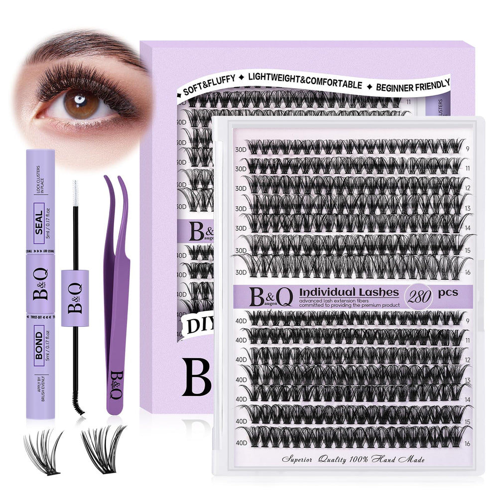 bandqaugen-diy-lash-extension-kit-280pcs easy at home lash kit for a professional finish