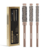 BANGMENG 3-piece round brush set for versatile styling and volume